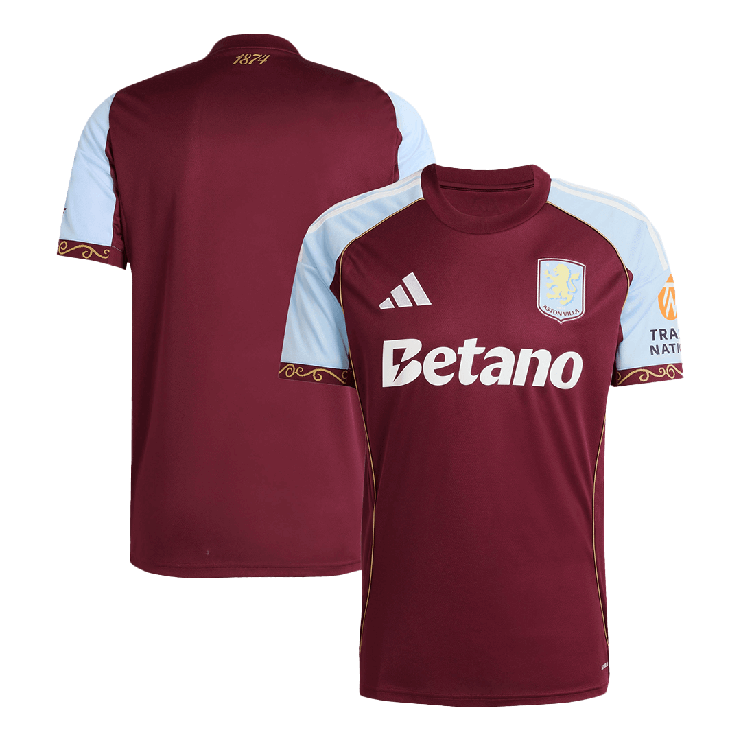 Aston Villa Home Soccer Jersey 2025/26 - gogoalshop