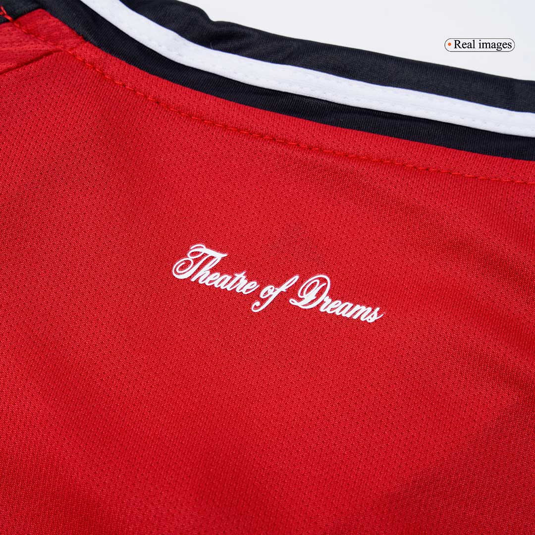 Manchester United Home Kids Soccer Jerseys Full Kit 2025/26 - gogoalshop