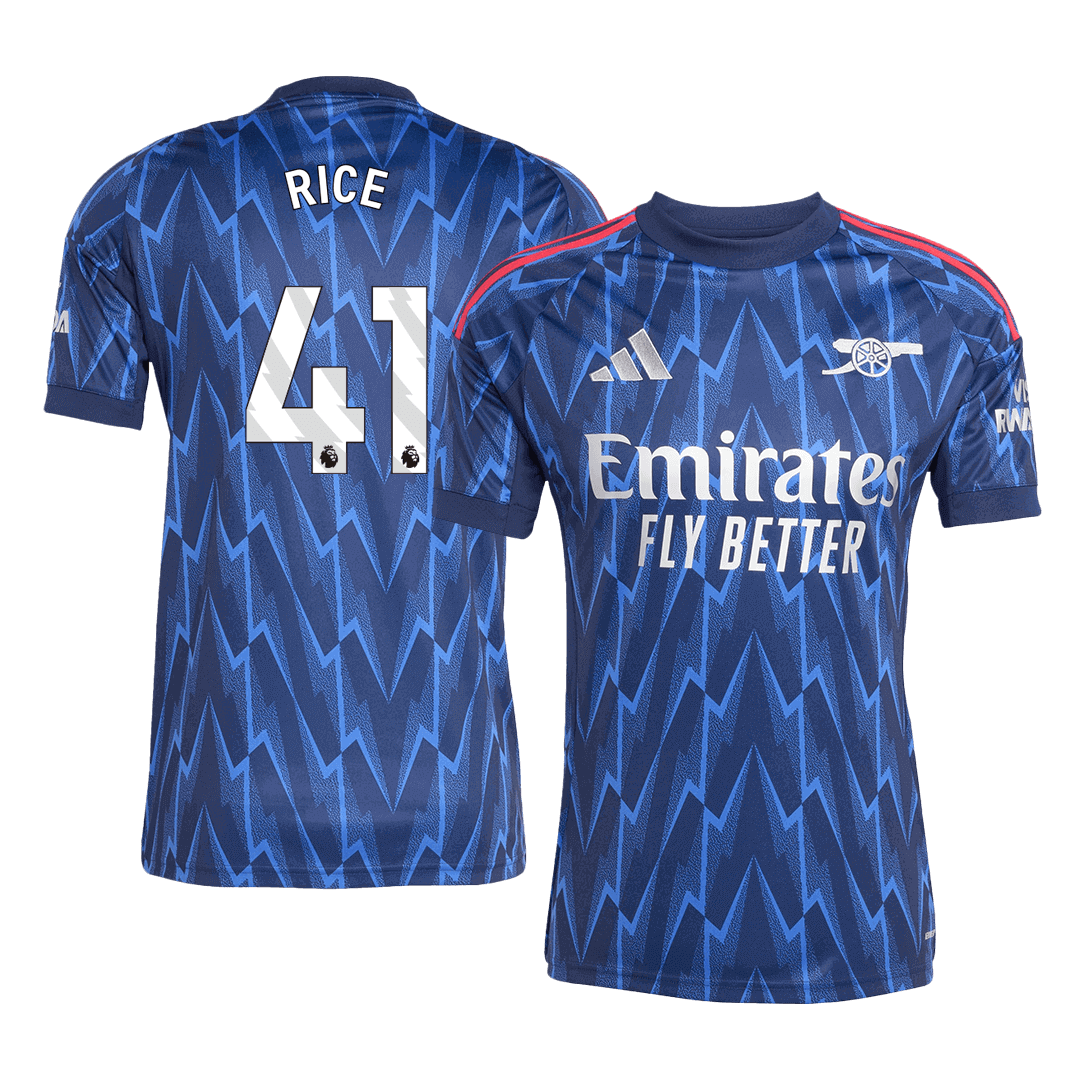 RICE #41 Arsenal Away Soccer Jersey 2025/26 - gogoalshop