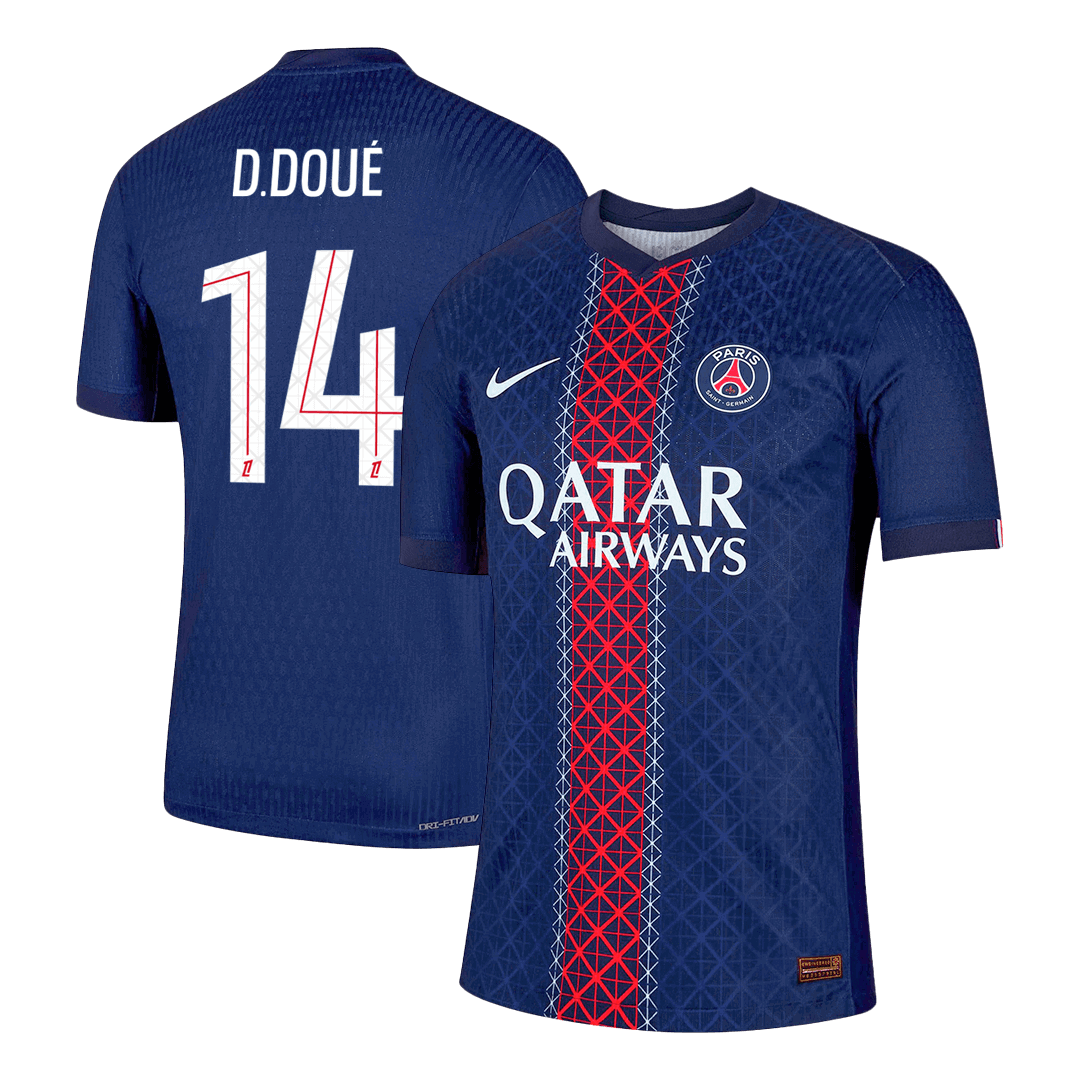 D.DOUÉ #14 PSG Home Player Version Jersey 2025/26 - gogoalshop