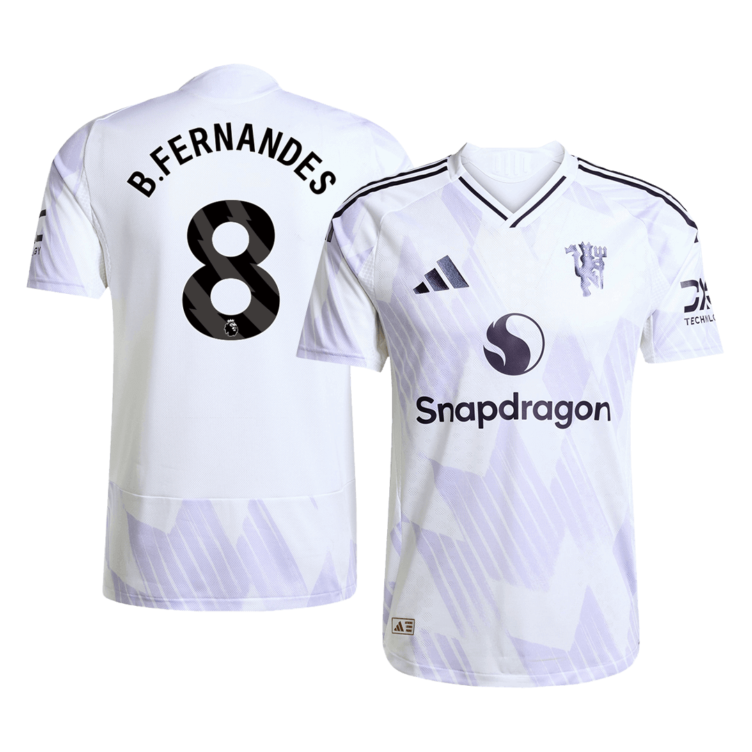 B.FERNANDES #8 Manchester United Away Player Version Jersey 2025/26 - gogoalshop