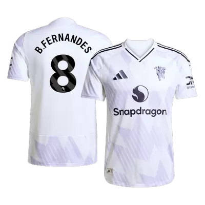 B.FERNANDES #8 Manchester United Away Authentic Soccer Jersey 2025/26 - gogoalshop