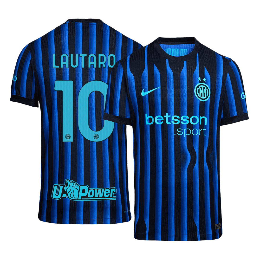 LAUTARO #10 Inter Milan Home Authentic Soccer Jersey 2025/26 - gogoalshop