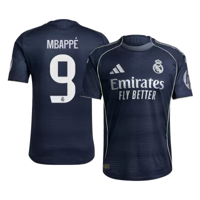 MBAPPÉ #9 Real Madrid Away Authentic Soccer Jersey 2025/26 - gogoalshop