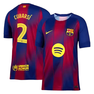 CUBARSÍ #2 Barcelona Home Soccer Jersey 2025/26 -UCL - gogoalshop
