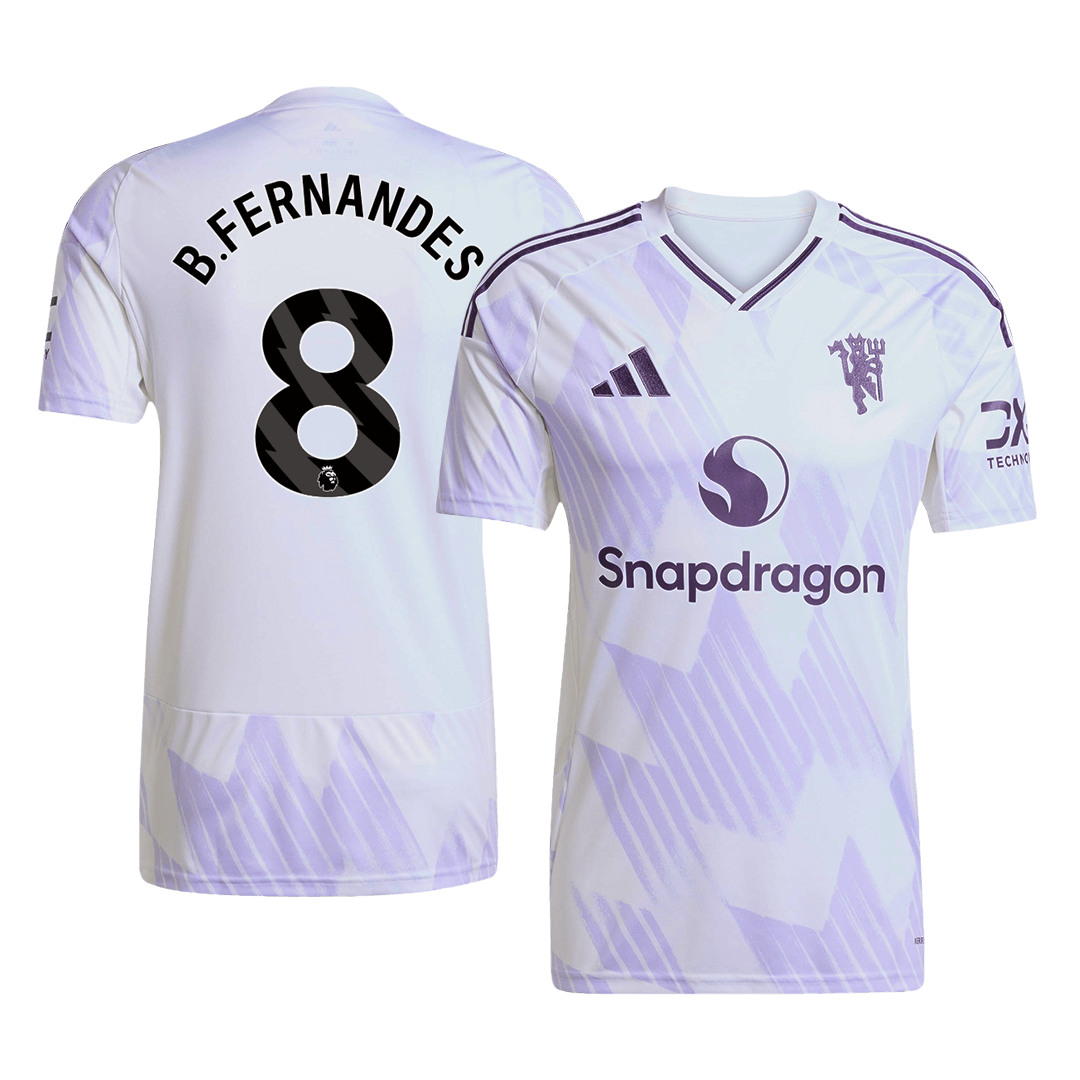 B.FERNANDES #8 Manchester United Away Soccer Jersey 2025/26 - gogoalshop