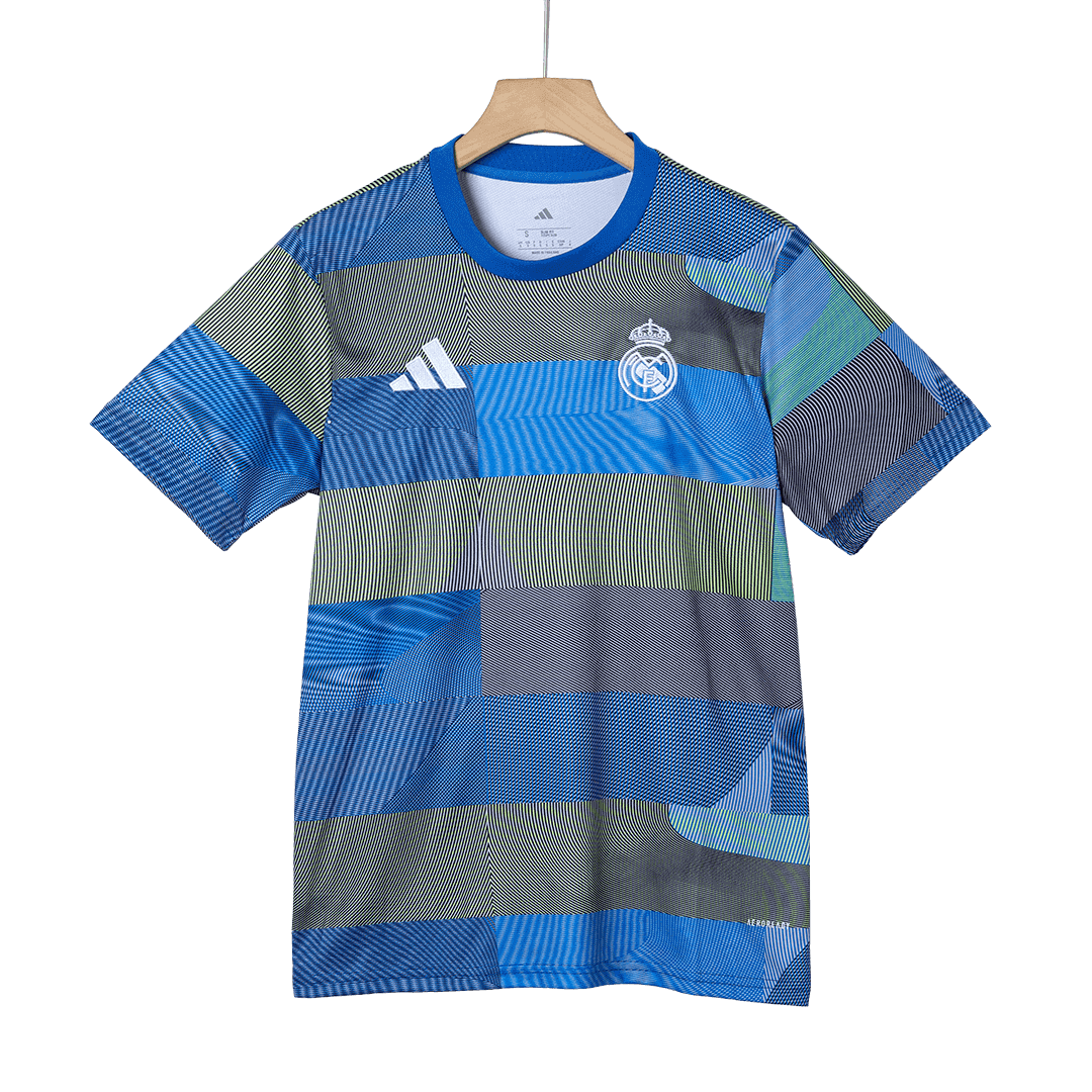 Real Madrid Pre-Match Soccer Jersey 2025/26 Blue - gogoalshop