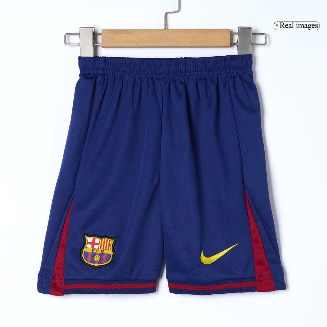 Barcelona Home Kids Soccer Jerseys Kit 2025/26 - gogoalshop