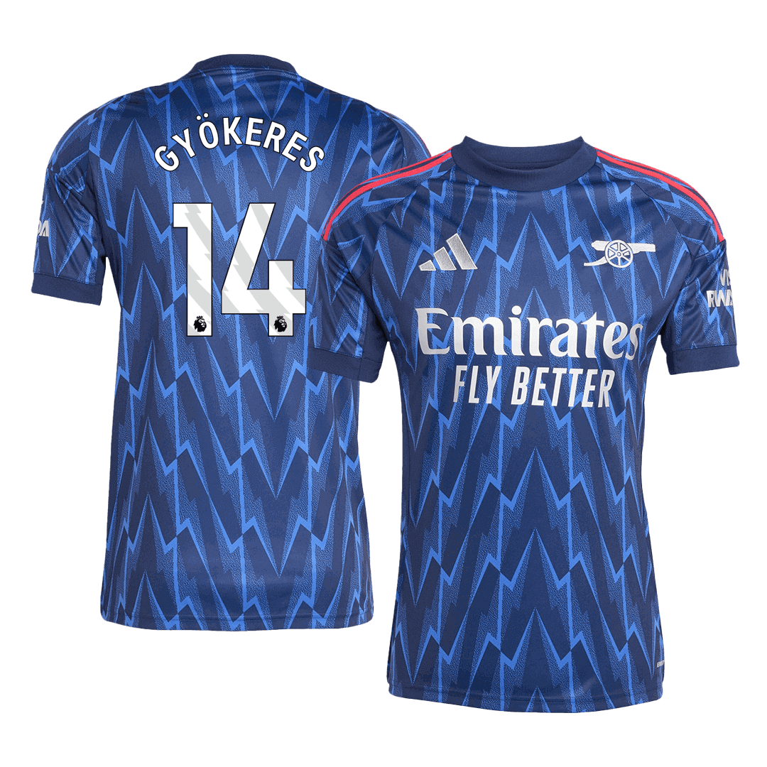 GYÖKERES #14 Arsenal Away Soccer Jersey 2025/26 - gogoalshop