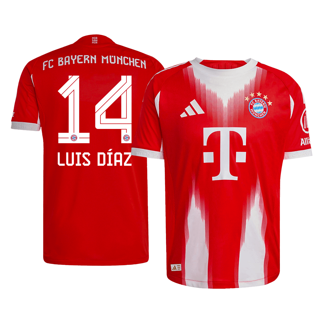 LUIS DÍAZ #14 Bayern Munich Home Player Version Jersey 2025/26 - gogoalshop