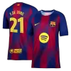 F.DE JONG #21 Barcelona Home Soccer Jersey 2025/26 -UCL - gogoalshop