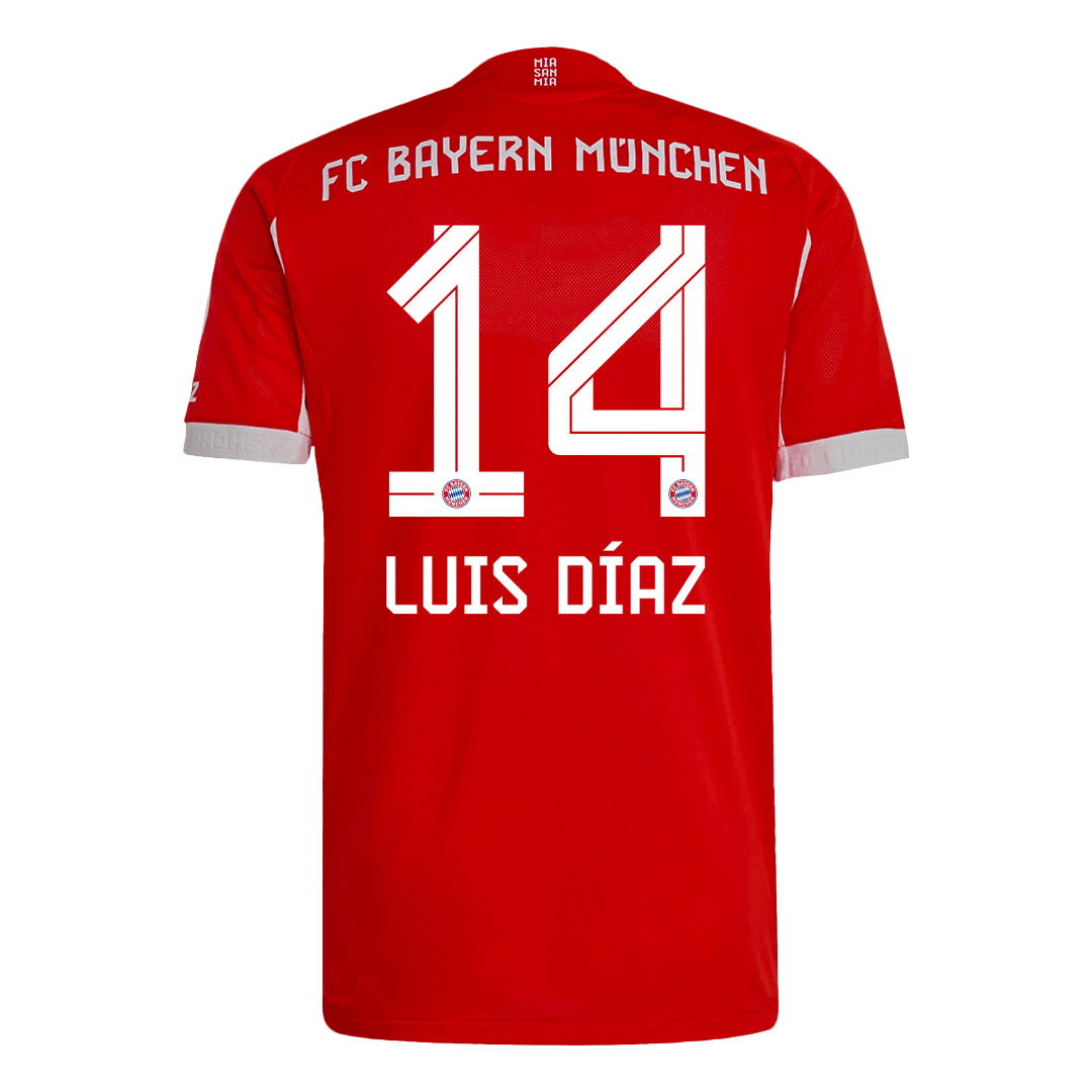 LUIS DÍAZ #14 Bayern Munich Home Player Version Jersey 2025/26 - gogoalshop