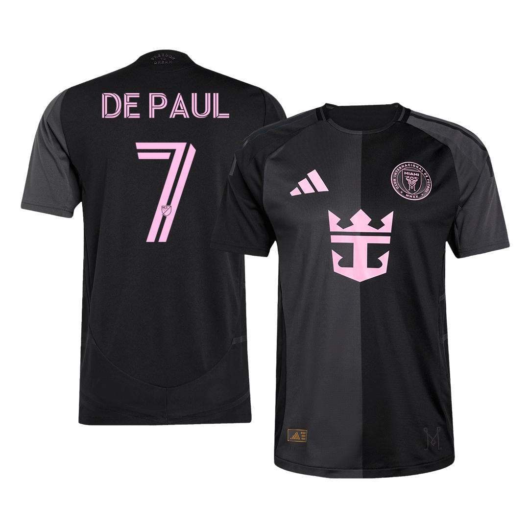 DE PAUL #7 Inter Miami CF Away Authentic Soccer Jersey 2025 - gogoalshop