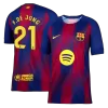 F.DE JONG #21 Barcelona Home Soccer Jersey 2025/26 - gogoalshop