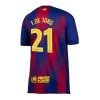 F.DE JONG #21 Barcelona Home Soccer Jersey 2025/26 -UCL - gogoalshop
