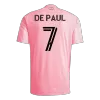 DE PAUL #7 Inter Miami CF Home Soccer Jersey 2025 - gogoalshop