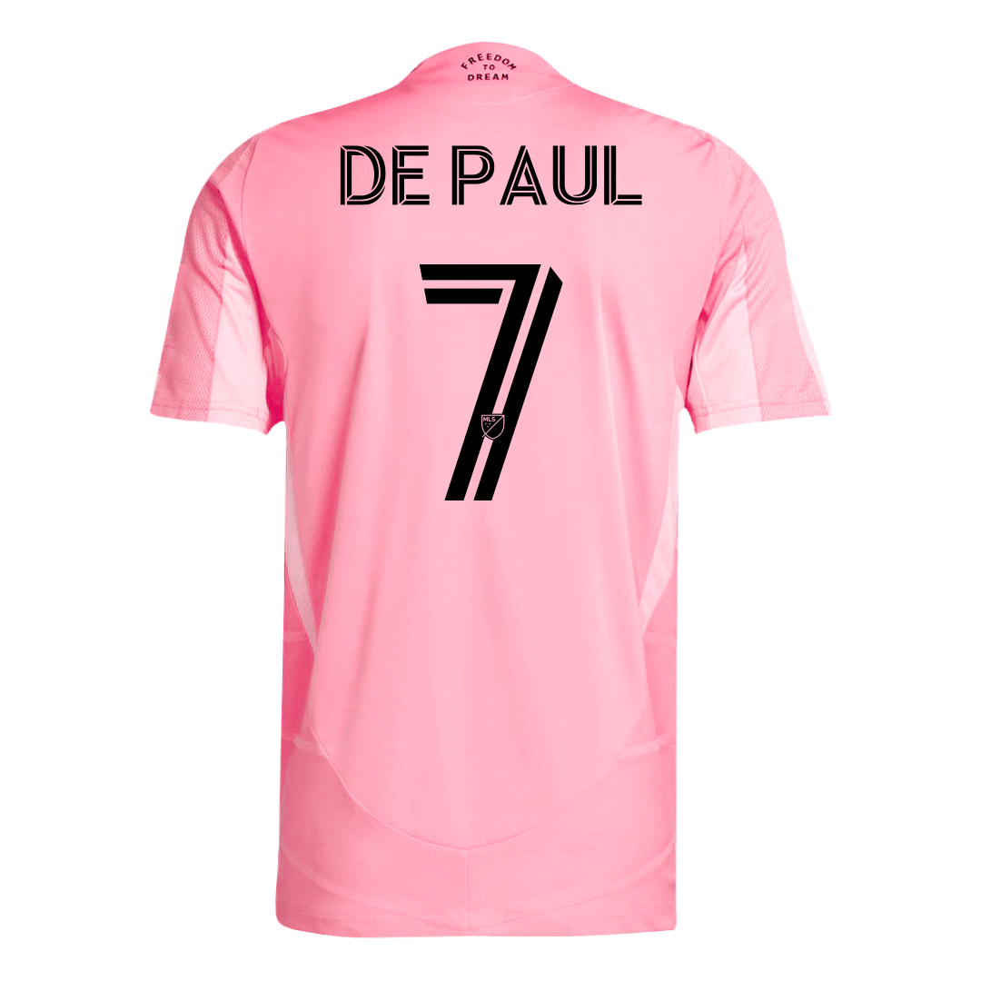 DE PAUL #7 Inter Miami CF Home Authentic Soccer Jersey 2025 - gogoalshop