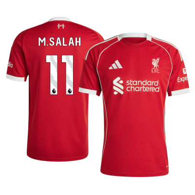 M.SALAH #11 Liverpool Home Soccer Jersey 2025/26 - gogoalshop