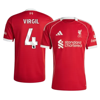 VIRGIL #4 Liverpool Home Soccer Jersey 2025/26 - gogoalshop