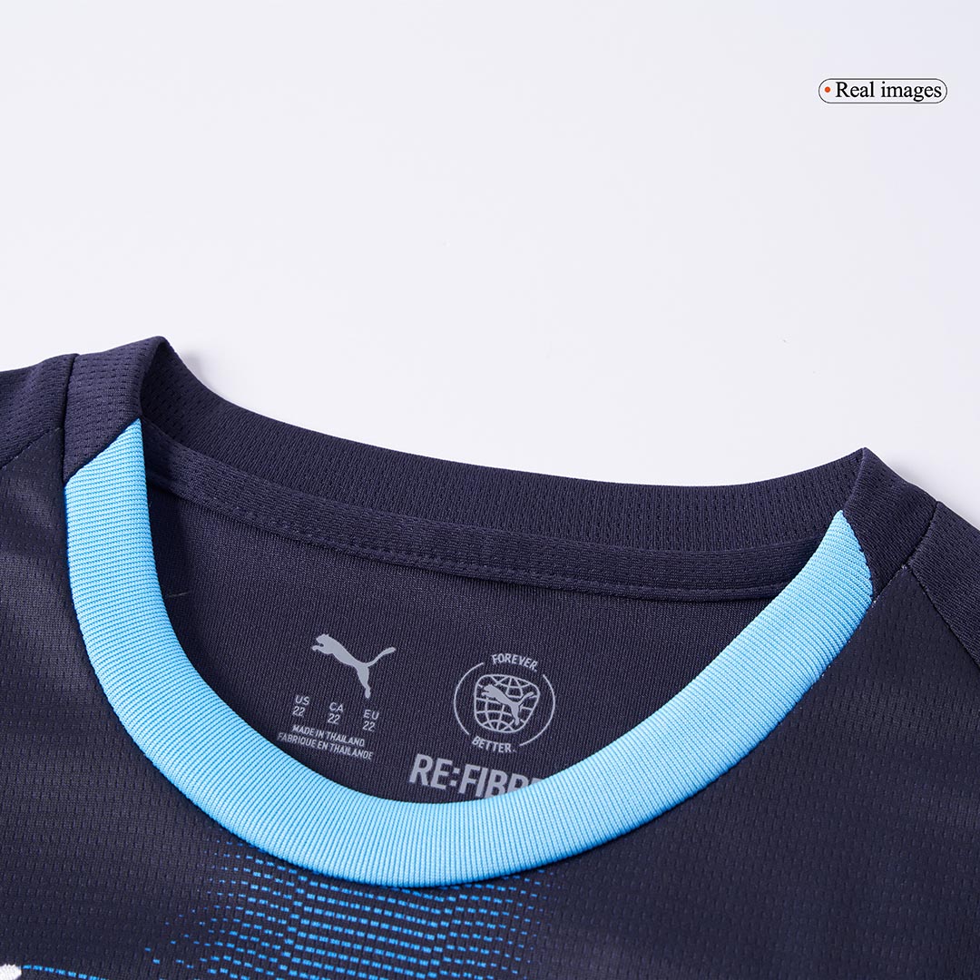 Marseille Away Kids Soccer Jerseys Kit 2025/26 - gogoalshop