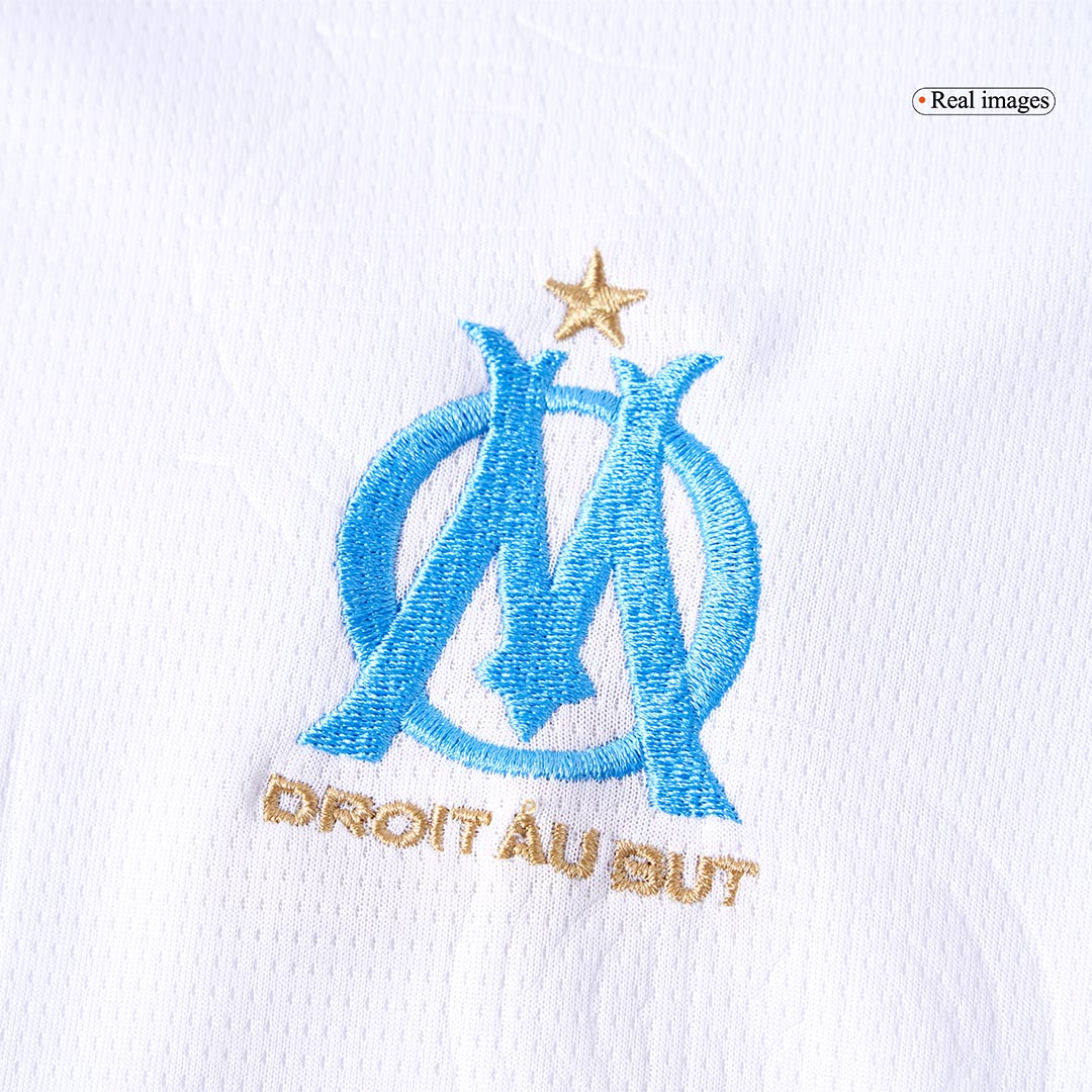 Marseille Home Kids Soccer Jerseys Kit 2025/26 - gogoalshop