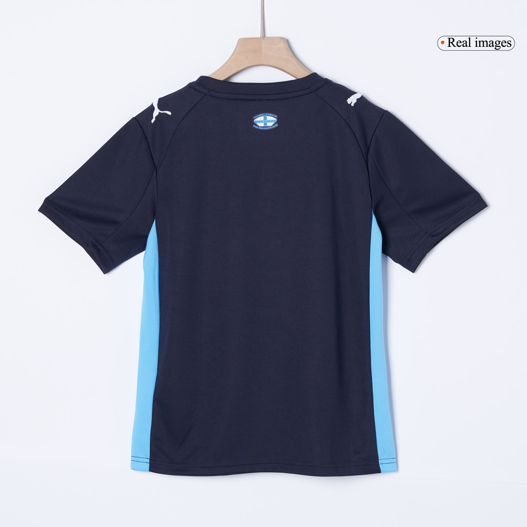 Marseille Away Kids Soccer Jerseys Kit 2025/26 - gogoalshop