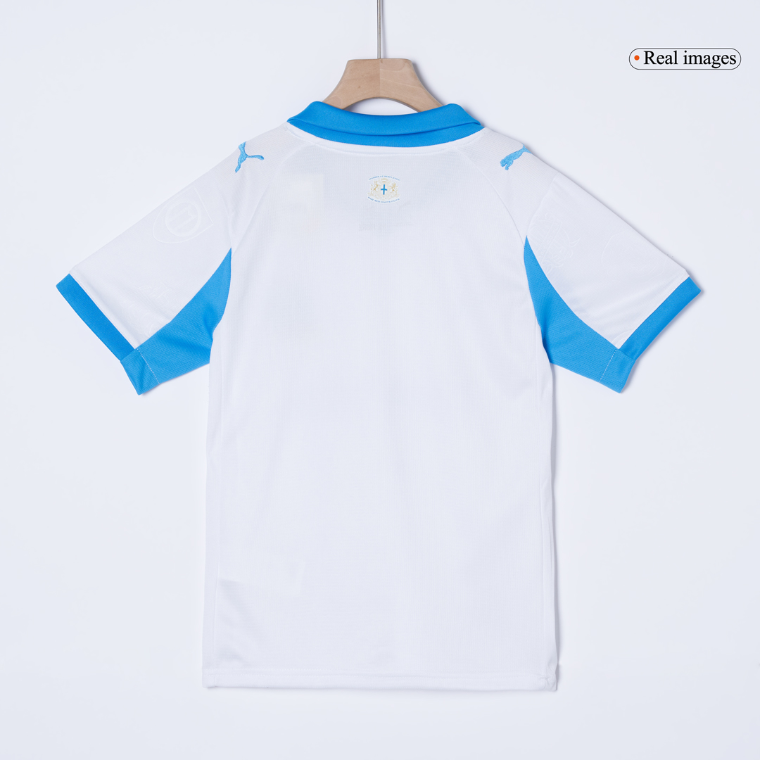 Marseille Home Kids Soccer Jerseys Kit 2025/26 - gogoalshop