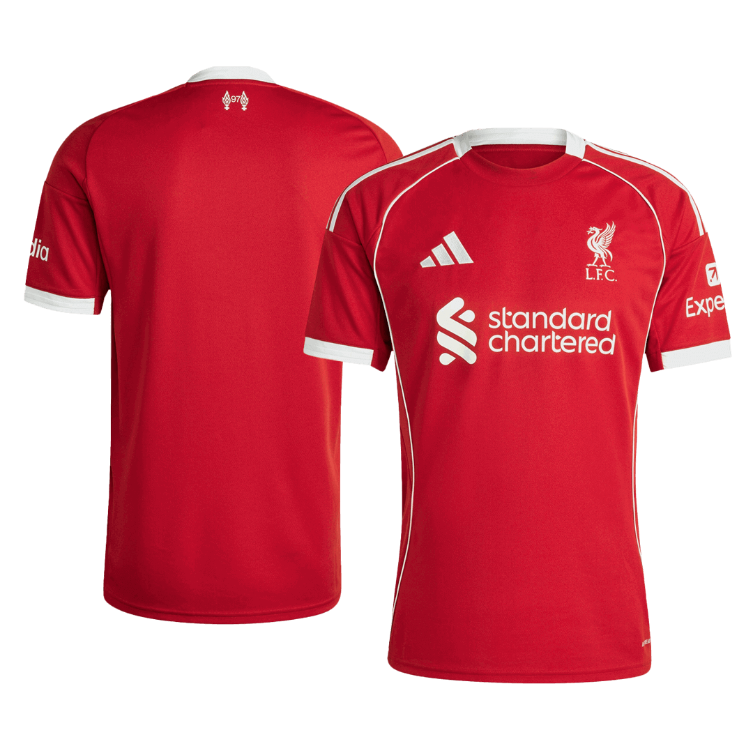Liverpool Home Soccer Jersey 2025/26 - gogoalshop