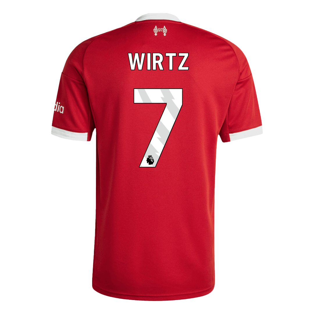 WIRTZ #7 Liverpool Home Soccer Jersey 2025/26 - gogoalshop