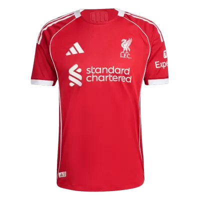 Liverpool Home Authentic Soccer Jersey 2025/26 - gogoalshop