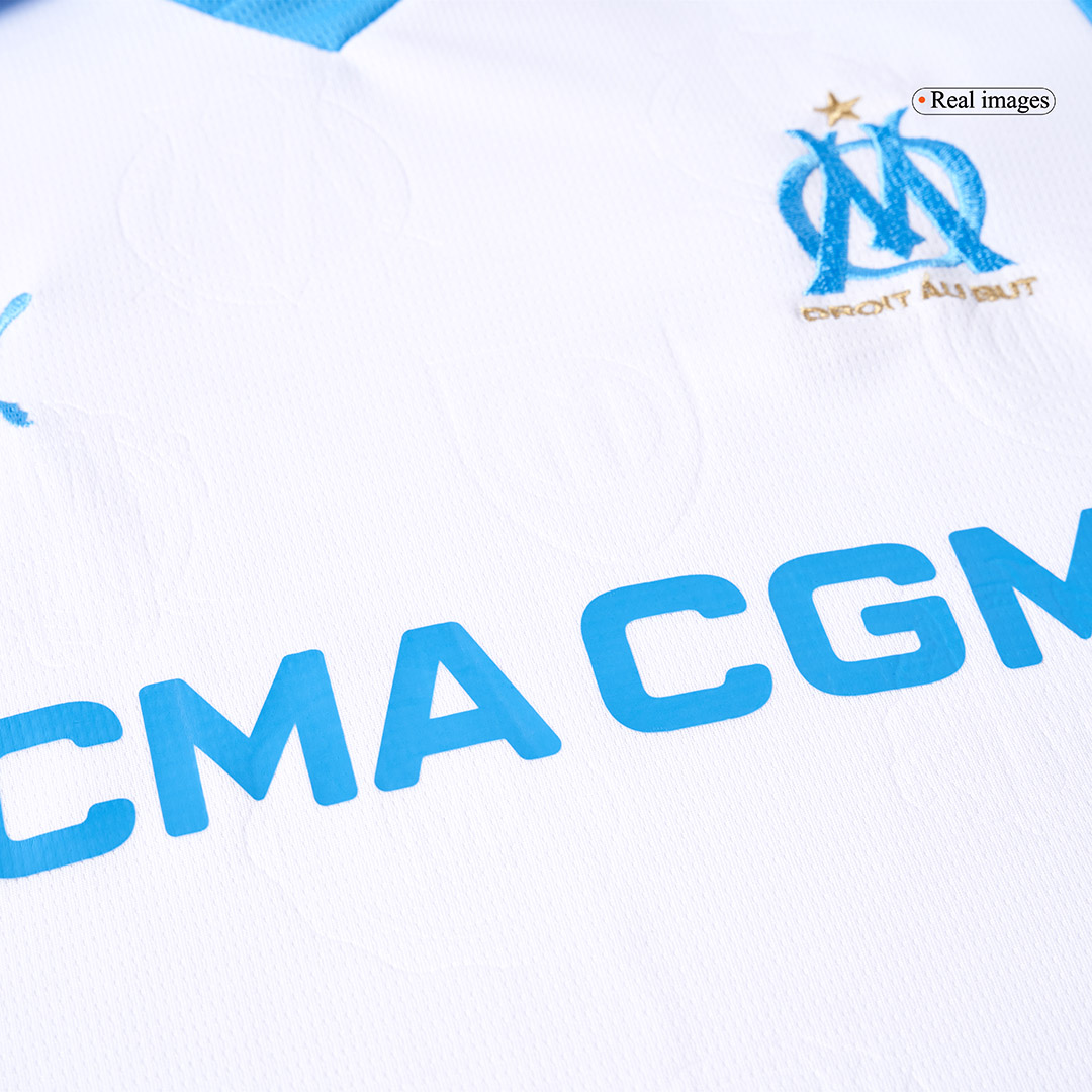 Marseille Home Kids Soccer Jerseys Kit 2025/26 - gogoalshop
