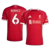 KERKEZ #6 Liverpool Home Soccer Jersey 2025/26 - gogoalshop