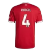 VIRGIL #4 Liverpool Home Soccer Jersey 2025/26 - gogoalshop