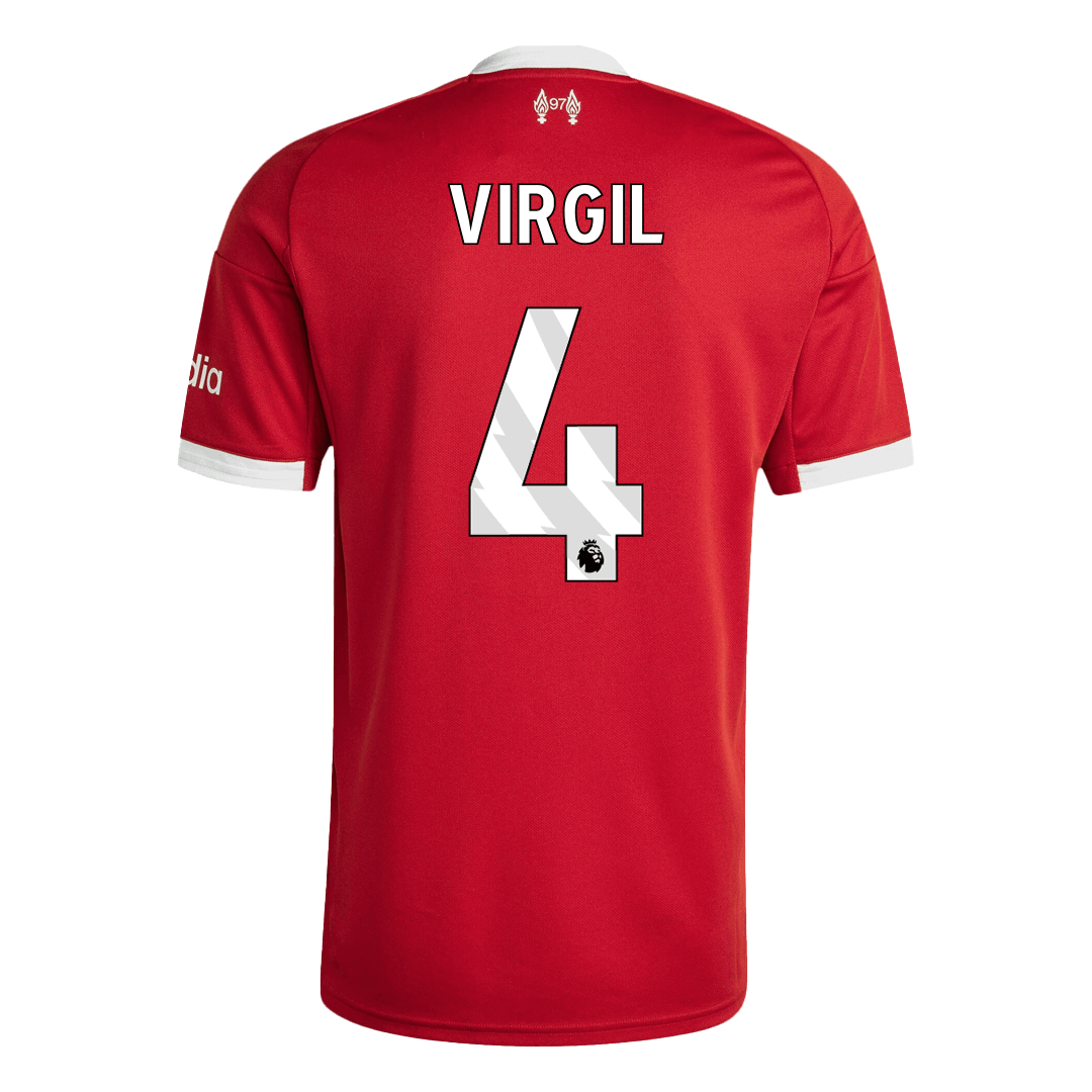 VIRGIL #4 Liverpool Home Soccer Jersey 2025/26 - gogoalshop