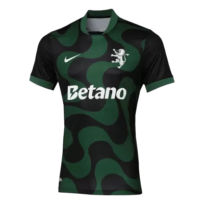Sporting CP Alternative Soccer Jersey 2025/26 Black - gogoalshop