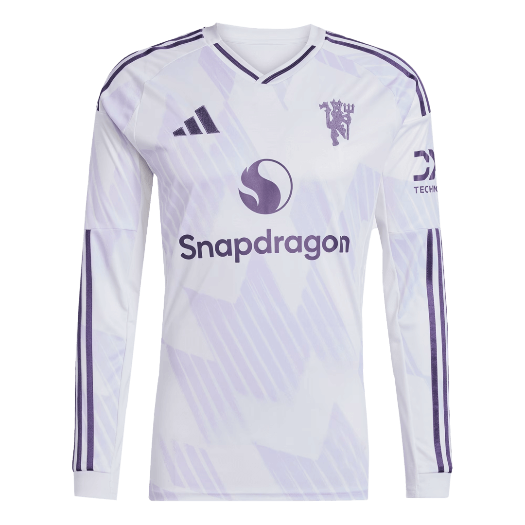 Manchester United Away Long Sleeve Jersey 2025/26 - gogoalshop