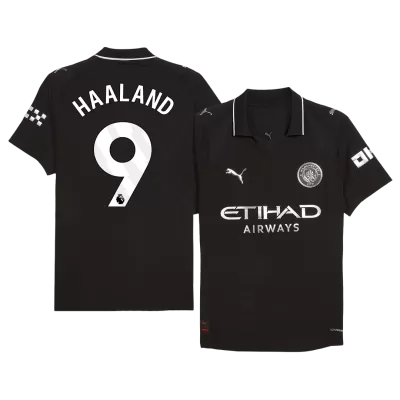 HAALAND #9 Manchester City Away Authentic Soccer Jersey 2025/26 - gogoalshop