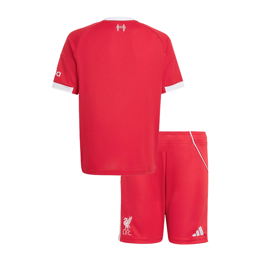 Liverpool Home Kids Soccer Jerseys Kit 2025/26 - gogoalshop