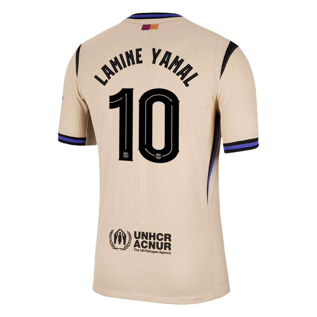 LAMINE YAMAL #10 Barcelona Away Authentic Soccer Jersey 2025/26 - UCL - gogoalshop