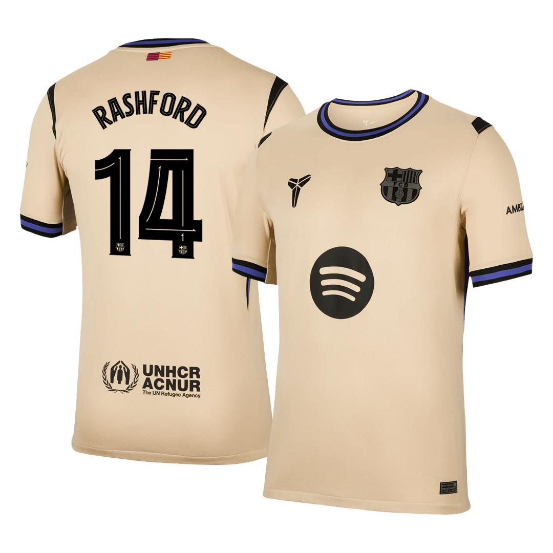 RASHFORD #14 Barcelona Away Soccer Jersey 2025/26 -UCL | Gogoalshop