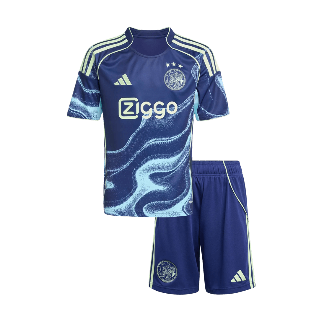 Ajax Away Kids Soccer Jerseys Kit 2025/26 - gogoalshop