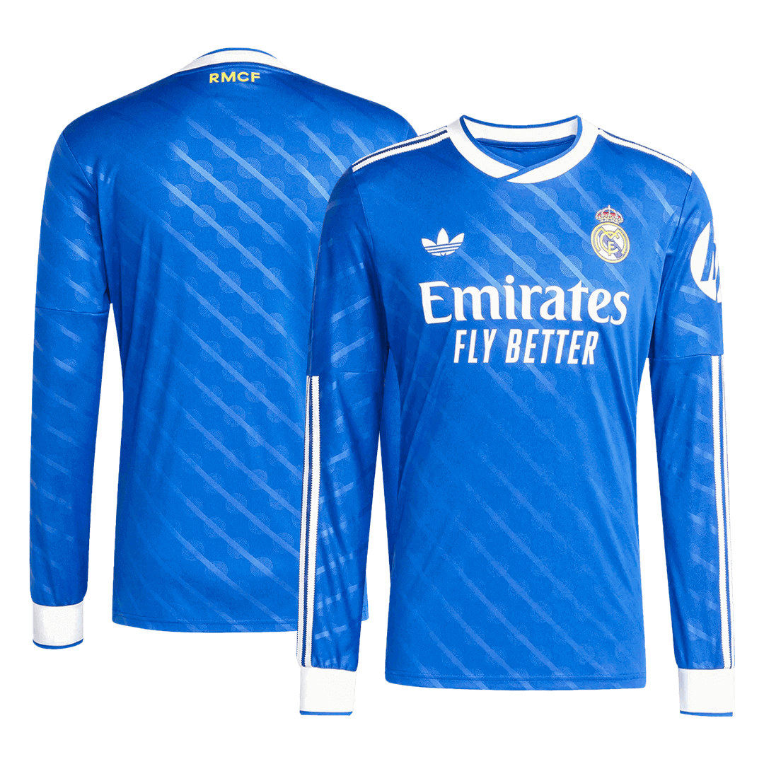 Real Madrid Third Away Long Sleeve Jersey 2025/26 - gogoalshop