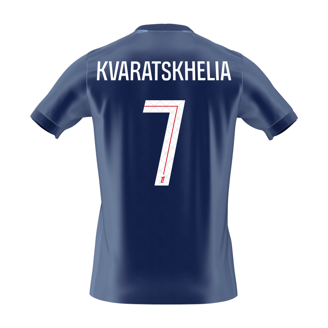 KVARATSKHELIA #7 PSG Home Soccer Jersey 2025/26 - gogoalshop