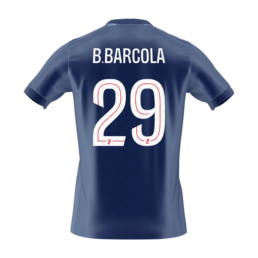 B.BARCOLA #29 PSG Home Soccer Jersey 2025/26 - gogoalshop
