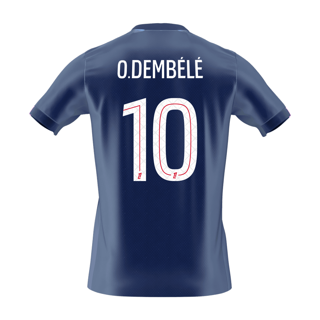 O.DEMBÉLÉ #10 PSG Home Soccer Jersey 2025/26 - gogoalshop