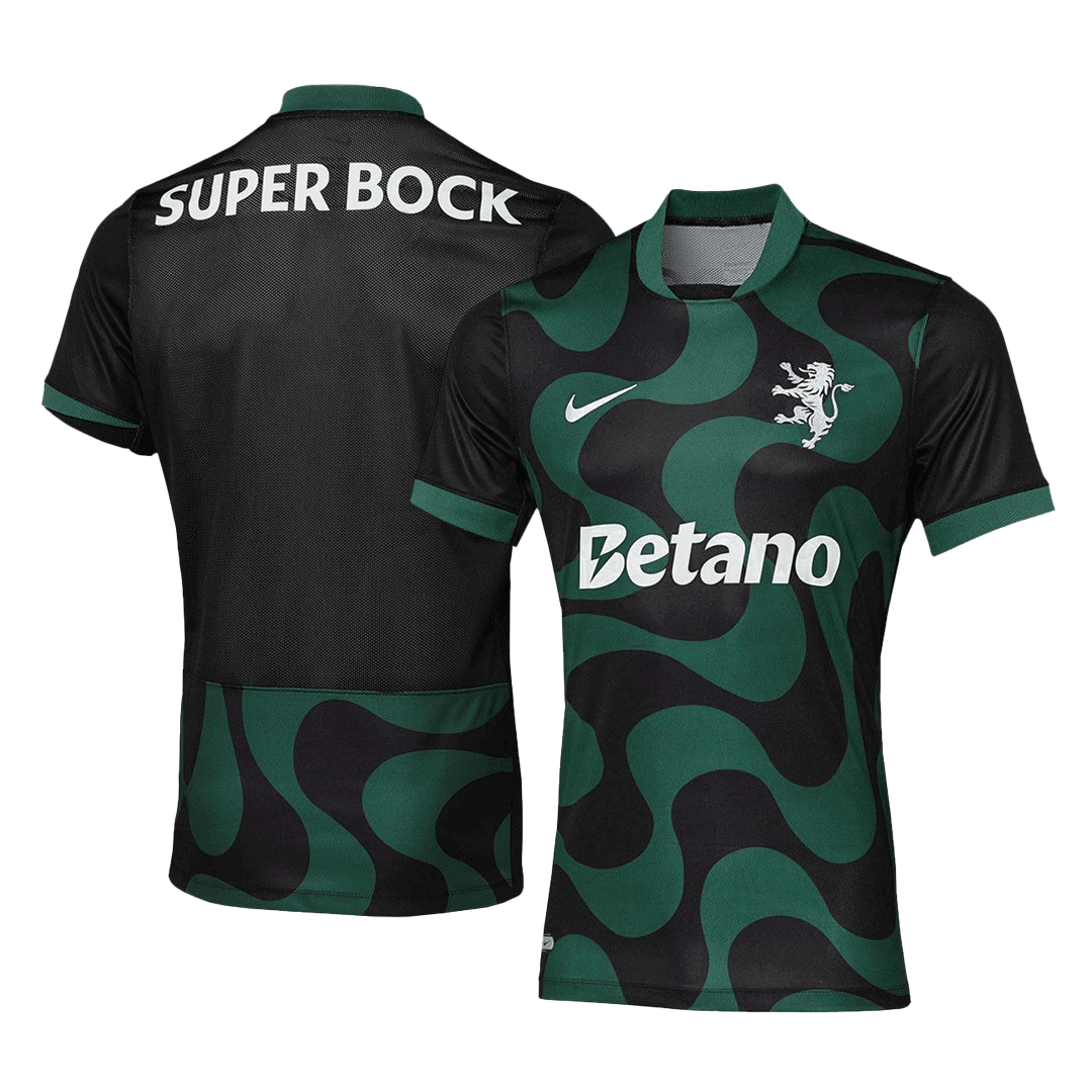 Sporting CP Alternative Soccer Jersey 2025/26 Black - gogoalshop