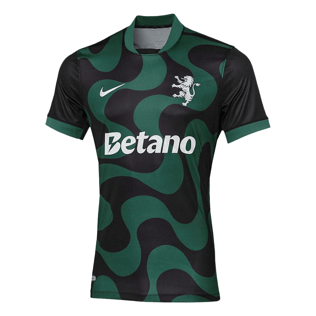 Sporting CP Alternative Soccer Jersey 2025/26 Black - gogoalshop