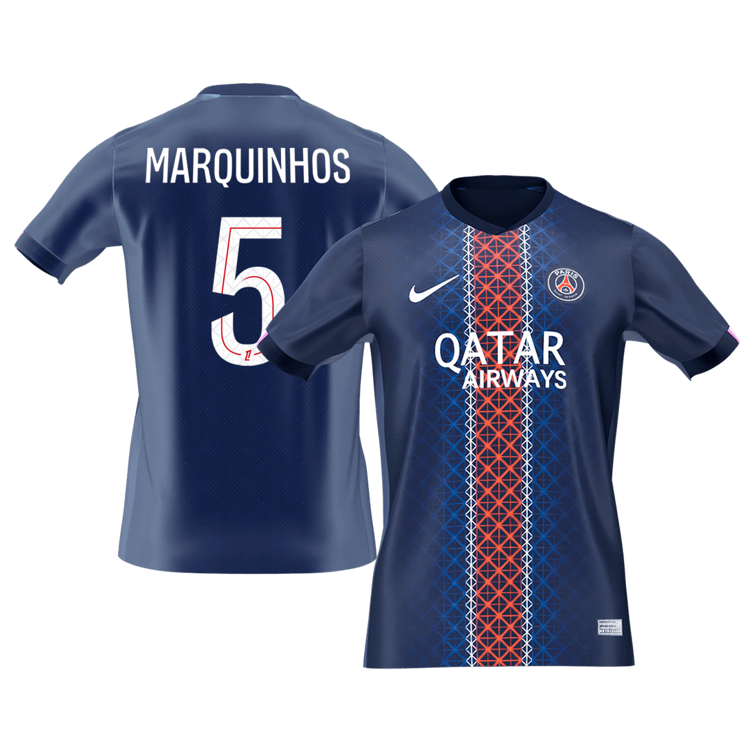 MARQUINHOS #5 PSG Home Soccer Jersey 2025/26 - gogoalshop