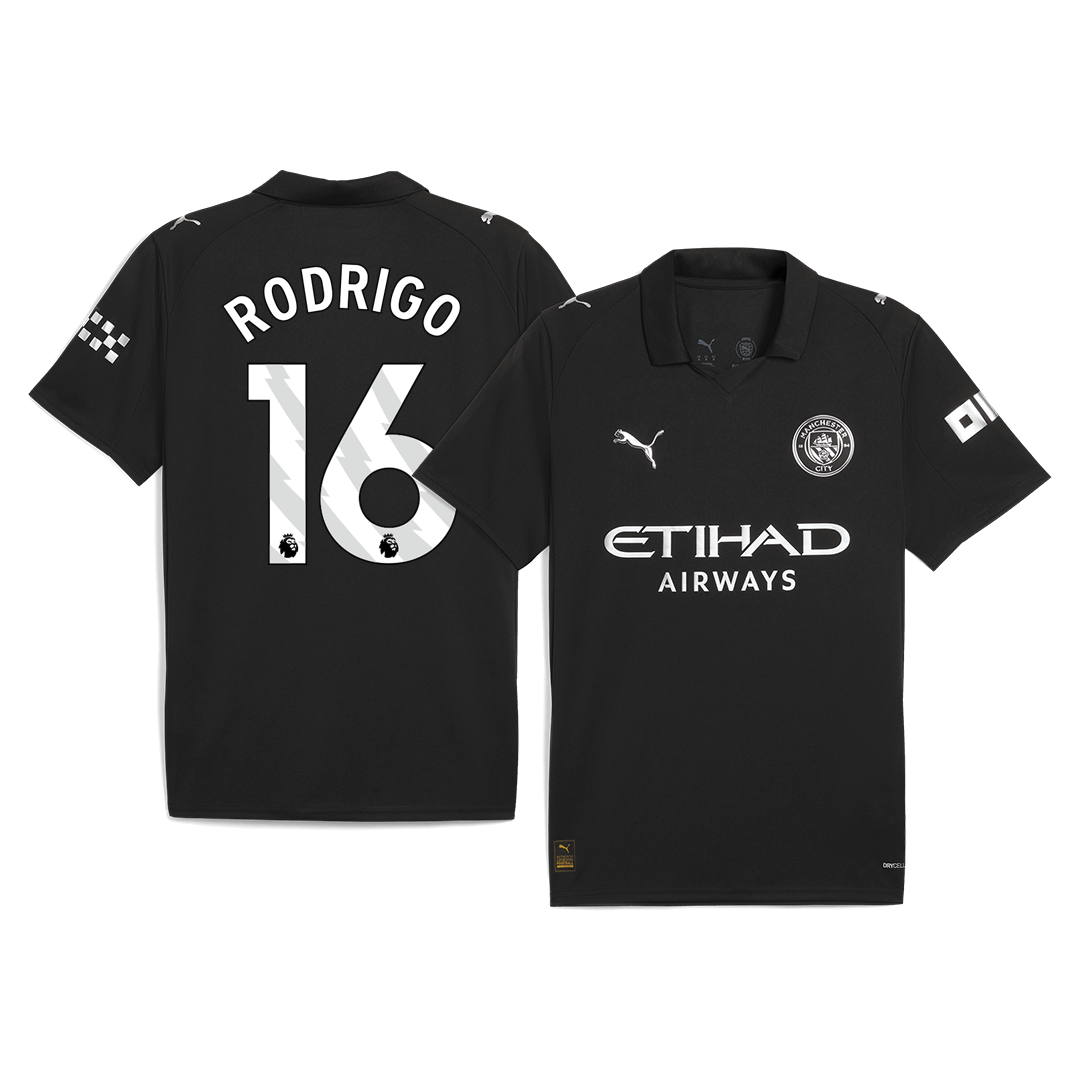 RODRIGO #16 Manchester City Away Soccer Jersey 2025/26 - gogoalshop