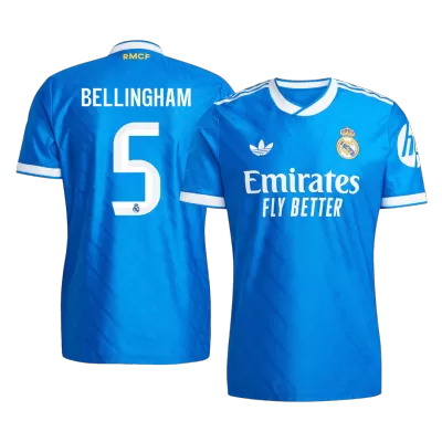 BELLINGHAM #5 Real Madrid Third Away Authentic Soccer Jersey 2025/26 - gogoalshop